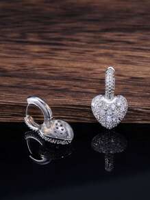 1 Pair Elegant Cubic Zirconia Drop Earrings For Women For Wedding Engagement Anniversary Jewelry Valentine's Day Gift