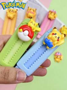 pokemon 1/7 peças Pokémon, Pikachu Borracha Empurrável, Presente Perfeito para Festa de Volta às Aulas, Presente de Volta às Aulas, Material de Escritório, Papelaria para Presente de Aniversário, Pikachu, Conjunto Feito à Mão, Moderno, Presente Ideal para Colecionadores de Festas e Família, Escolha Perfeita para Decoração de Festa de Aniversário. Características: Pode ser usado como um presente ideal, um item indispensável no verão, adequado para festas de verão, aniversários, Natal, Halloween, festas de Ação de Graças ou uso
