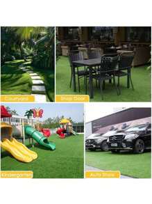 Covor cu iarbă artificială 50cm x 200cm, covoraș pentru fructe, raft din plastic, gazon artificial, covoraș antiderapant, decorațiuni interioare, gazon simulat, mușchi, gazon, covor cu iarbă verde artificială, plante, decor exterior, accesorii de grădină