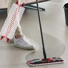 Pachet de 10 tampoane de mop din microfibră Ultra Max - reutilizabile, cu uscare rapidă, cap de înlocuire pentru mopul plat pentru podea, lavabilă la mașină, cu atașament din plastic