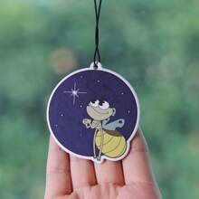Disney 1 pieza Broche de esmalte con diseño de rana y princesa luciérnaga - insignia encantadora para mochila, ropa y accesorios como prendedor para prendas, bolsos y charm escolar
