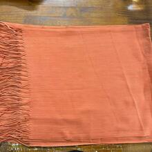 MilyModa Plain Fine Cashmere Scarf 150g With Fringes - 紅蘿蔔 - 查看 4