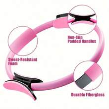 5 Pieces Of Yoga Exercise And Fitness Set. Pilates Ring, Foot Pedal Resistance Band, Skipping Rope, Resistance Sheet, 25cm Yoga Fitness Ball, Suitable For Both Men And Women's Fitness Training AIDS