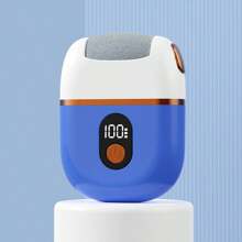 Lima eléctrica recargable para pies, 3 cabezales de molienda reemplazables, cabezal grueso para pulido basto, recargable por USB, portátil y fácil de usar, cuidado de la piel, apto para piel agrietada y seca