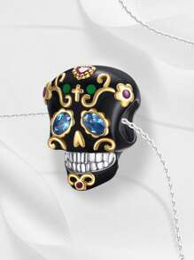 STYFNE 1 Set de Colgantes Conmemorativos de Ceremonia de Graduación: Colgante de Gorila, Colgante de Bulldog, Colgante de Calavera, Suministros de Pulsera con Cuentas para Hacer Joyería DIY, Pequeños Regalos Diarios Hechos a Mano para Mujeres