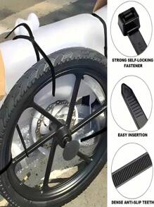 300 Stücke schwarze Nylon-Kabelbinder, verstellbar, selbstsichernd, wasserdicht und rutschfest, 3,94/5,91/7,87 Zoll, geeignet für den Außenbereich, Kabel-, Garten- und Haushaltsbündelung, sicherer Reißverschluss, verstellbarer Riemen, Kunststoff
