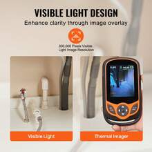 Thermal Imaging Camera, 256 X 192 IR Resolution Pocket Infrared Thermal Imager With WiFi, 25Hz Refresh Rate Thermal Camera Pocket With 3.2" Touch Screen, 0.3MP Visual Camera, -4℉-1022℉, IP54 - 256 X 192 IR - View 5