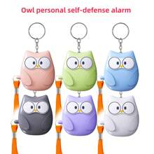 Mini alarme personnelle aigle, alarme sonore et lumineuse avec éclairage d'urgence, design compact et mignon, alarme haute puissance de 130 dB, convient pour les femmes seules, les personnes âgées vivant seules, le jogging, la randonnée