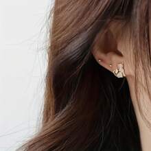 2025 New Women's Fashion Cat Earrings - Shining Synthetic Cubic Zirconia, Nickel-Free Copper Material, Suitable For Daily Wear And Party Gifts