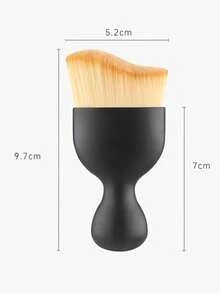 1pc Nail Cleaning Brush, Manicure Dust Brush, Makeup Powder Brush, Nail/Beauty Tool - Multicolor - View 4