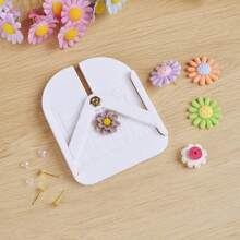 5pcs Polymer Clay Earring Making Tool Set, Includes Clay Cutting Tool, Earring Posts Inserting Tool For Jewelry Making Supplies - White - View 3