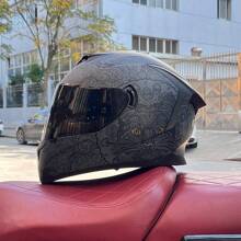 Nowy kask motocyklowy LVS dla mężczyzn i kobiet, kask integralny z podwójnym wizjerem, kask dla par, projekt na każdą porę roku