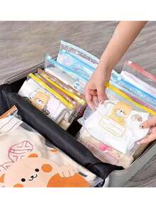 10/20 حبة أكياس سوستة الأم والطفل أكياس منطقية ملبس الروضة أكياس فرز الملابس أكياس لتخزين الملابس أكياس صنبور زيبلوك، هدية عيد الحب