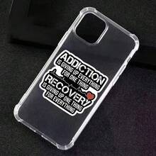 3英寸“上瘾就是为了一件事放弃一切”贴纸，非常适合提升意识！非常适合个性化宣传材料、笔记本和康复空间。非常适合活动家、健康专业人士、学生以及任何致力于康复的人士。类别：励志贴纸、意识艺术、社会正义设计、康复主题。