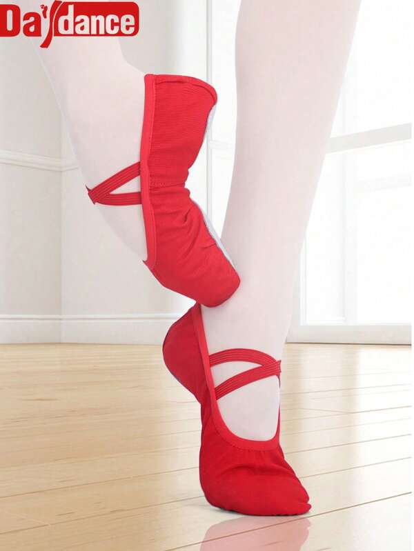 Daydance Damen Ballettschuhe mit weicher Sohle, Ballett-Tanzschuhe zum Üben, Ballerina-Tanzschuhe