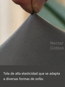 Funda de sofá de alta elasticidad en colores sólidos, lavable a máquina, fácil de instalar, suave al tacto y resistente a la suciedad. Adecuada para salas de estar, dormitorios, oficinas y otros espacios. Especialmente ideal para lugares con mascotas como gatos y perros. Disponible en varios tamaños.