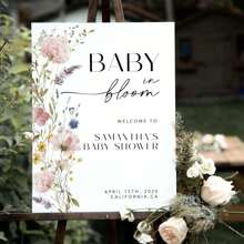 Customized Wildflower Baby Shower Sign Pink Boho Wildflower Poster Printable Garden Flower Welcome Sign, Editable Printable Canva Template Back To School,Multi-Functional,Ornamental,Letter,Stylish,Modern,Colorful,Cute,Adorable,Casual,Custom,Personalised,Unique,Customized,Ideal Gifts For Him,Ideal Gifts For Her