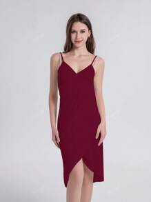 Women Beach Cover Up Wrap Dress Summer Sexy Slip Dress For Holiday