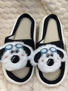 Zapatillas para perros súper gruesas, súper lindas y súper cómodas. Suelas hechas de material EVA - Blanco y Negro - Ver 3