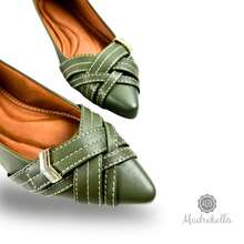 Women Flats - 軍綠色 - 查看 6