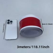 1pc 1M/3Meters/6M Length 8cm Width Self-Adhesive PVC Skirting Board, Flexible Molded Decorative Corner Trim For Home Renovation - White - Multicolor - View 16