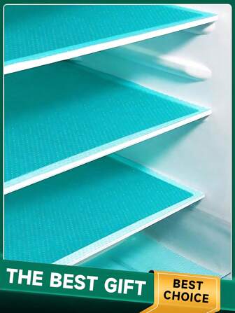 4 Pieces Refrigerator Liner Mat, Washable & Waterproof & Oilproof Fridge Shelf Mat, Freezer Mat, Cupboard Drawer Mat