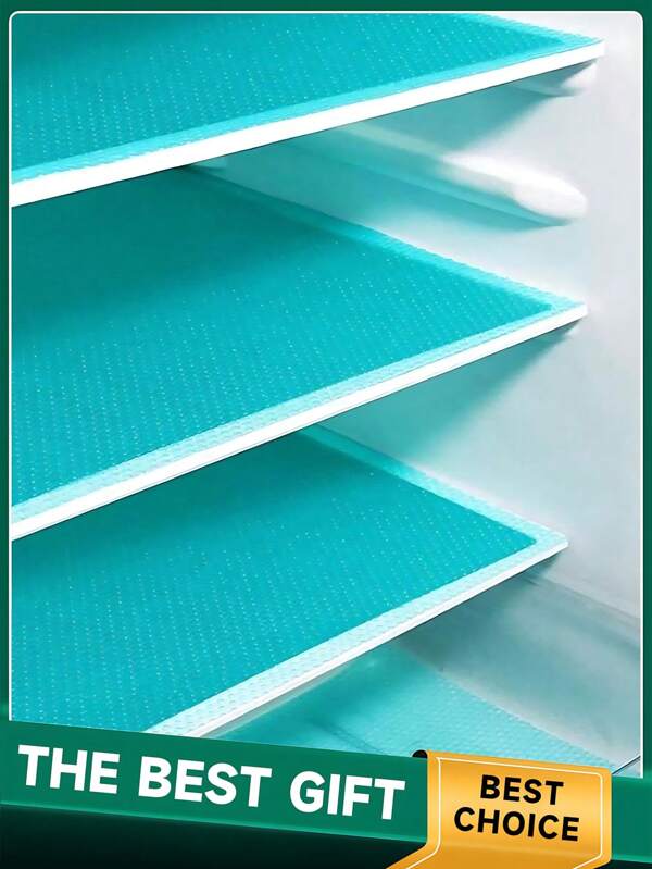 4 Pieces Refrigerator Liner Mat, Washable & Waterproof & Oilproof Fridge Shelf Mat, Freezer Mat, Cupboard Drawer Mat
