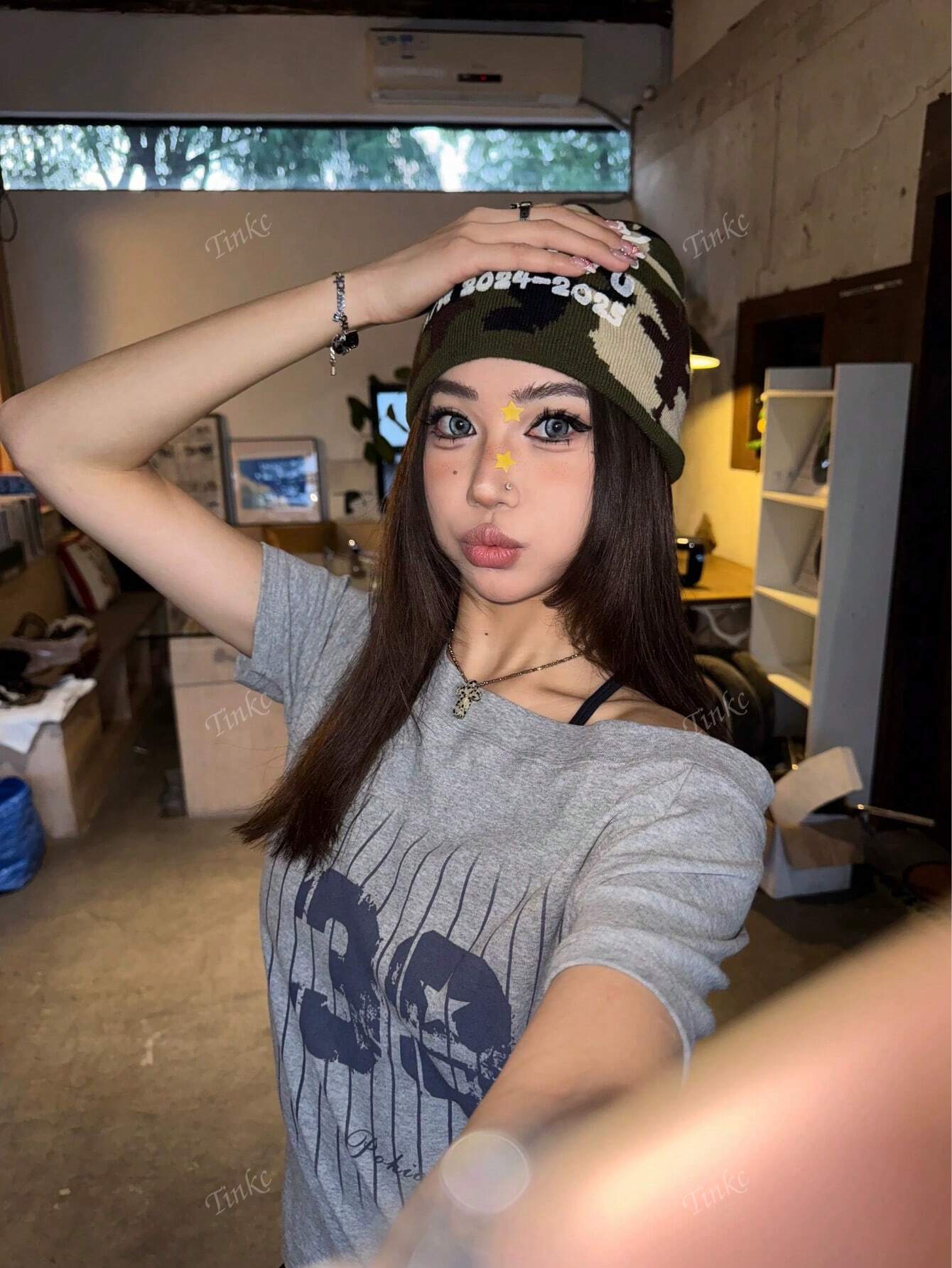 F14 STYLE American Graphic Crop Halter Tank image