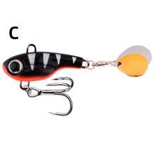 5g/8g/11g/14g/17g/20g Lure Bait Mini Ugly Fish VIB Sequins, Sinking Rotating Vibrating Sequins Bionic Lure Bait - Multicolor - View 8