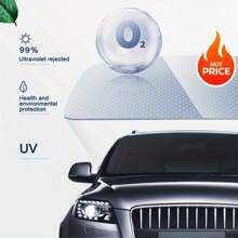 300cm X 50cm Black Window Tint Film Roll - Car & Home Glass Sun Protection, Heat & Glare Reduction For Auto, Truck, RV (118" X 20")