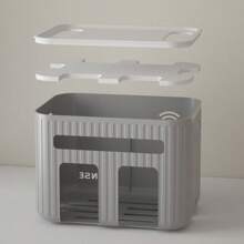 1pc Multi-Color Large Capacity WiFi Storage Box, Suitable For Various Models, Simple And Fashionable Style, High-Quality Material, Multi-Layered Design, With WiFi Logo Details, Combining Storage And Tech Aesthetics, Suitable For Home And Office Indoor Scenarios