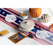 July 4th Decor - Patriotic Flag With Starry Sky | Fall Decor - Items For Independence Day Celebrations - Accessories For July 4th Interior And Exterior Decorations