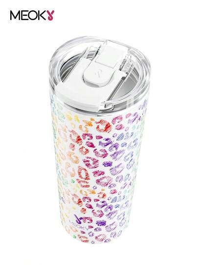24oz Travel Coffee Cup With Leak-Proof Lid, Stainless Steel Insulated Coffee Tumbler, Vacuum Insulated Water Bottle, Keeps Hot For 8 Hours Or Cold For 24 Hours, Fits Car Cup Holder