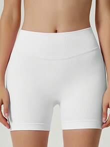 3pcs/Set Women High Waist Lifting Tight 3/4 Leggings, Yoga Black Shorts, Fitness Shorts, Running Shorts, Peach Lifting Sports Shorts, Slimming Shorts - 彩色 - 查看 3