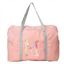 Bolsa de viaje con estampado de flores rosas, bolsa de equipaje, bolsa de mano, bolsa de fin de semana, bolsa de gran capacidad, impermeable, plegable, bolsa organizadora, bolso de lona con cremallera, para mujer, hombre, viajes, vacaciones, estudiantes, regreso a la escuela, accesorios de viaje, maleta, bolsa de gimnasio, bolsa de deporte, bolsa de hospital, bolsa de vacaciones, bolsa impermeable, bolsa de invierno, accesorios escolares - Rosa - Ver 21