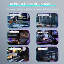 Stream Studio Controller ATTACK SHARK * A.JAZZ AKP153 Stream Studio Controller Keypad Type-C Wired With 15 Macro LCD Key&1 Side Screen Display Detachable Stand