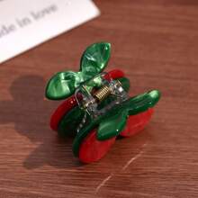 1pc Premium Strawberry & Cherry Handmade Acetate Hair Claw Clip Hair Clips Hair Jaw Clip Hair Clamps Hair Clutch Hair Catcher Clip