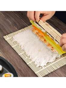 5 Stücke Sushi Roll Matte, lila Seetang Rollreis Sushi Bambusmatte, Sushi Herstellungswerkzeug