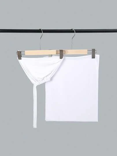 2件65*180厘米女士纯色肩带帽+纯色雪纺长围巾披肩和围巾毯子颈巾。柔软、轻盈、舒适、多功能，大码超大码男女通用晚礼服派对办公室婚礼晚礼服户外旅行礼物