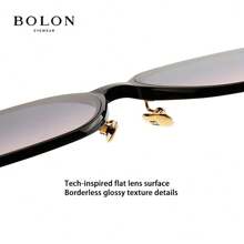 Bolon Sommer-Cateye-Sonnenbrille für Damen, quadratischer Metallrahmen, polarisierte Sonnenbrille, Blendschutz für das Autofahren im Freien, lässt Ihr Gesicht schlanker und kleiner aussehen, gleiche Sonnenbrillen-Accessoires wie Prominente BL5091