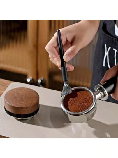 فرشاة تنظيف آلة طحن القهوة قطعة واحدة، فرشاة مسحوق آلة القهوة، فرشاة صغيرة من ملحقات القهوة عودة إلى المدرسة