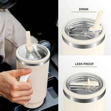 2 Pcs Fit  Lid Replacement 40 Oz, For  Lid No Spill, 40 Oz Tumbler Lid Replacement, Leak Proof, Spill Proof Cover, Leak Resistant - 白色 - 查看 6