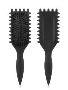 Locken definierender Pinsel - Nylon Stylingbürste für lockiges Haar, Formen und Definieren von Locken mit weniger Ziehen und Trennung, geeignet für Frauen und Männer