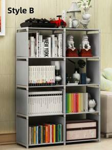 1pc Closet, Portable Closet Organizer, Space Saving, Multi-Functional, Modular Cube Bookshelf, Wardrobe, Independent Display, Easy To Assemble, Disassemble And Move, Suitable For Home, Office, Dorm, Bedroom, Living Room, Study, Great Gift For Holiday, Christmas, Kids