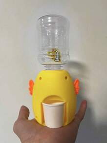 1 Pieza Lindo Diseño De Animal Juguete Dispensador De Agua Para Niños, Presiona Para Liberar Agua, Dispensador De Jugo, Dispensador De Bebidas