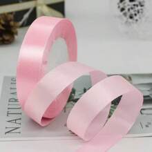 Rainbow Ribbon Solid Series 10 Colors Double Sided Satin Ribbon Used For Gift Packaging, Happy Birthday Party Decoration, Wedding Decoration, And Bouquet Decoration