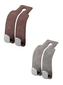 4Pcs,Car Hook ,Car Seat Cover With Hidden Hooks,PU Leather Material,Car Accessories,Vehicle Interior Accessories, Car Bag Storage Hook,Car Seat Back Upgrade Hidden,ABS Rear Seat Car Bag Storage Hook,For Various Vehicle Models,Travel,Outdoor,Back To School For Women Storage Organizer Travel Essentials Gift Back To School - Multicolor - View 21