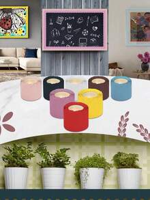 1 Roll 32.8Ft Colorful Classroom Borders For Bulletin Board Scalloped Bulletin Board Borders Trim Bulletin Board Decorations Bulletin Borders For Classroom Bulletin Board Decor, 1pc Scallop Colorful Bulletin Board Border, Back To School Decor, Classroom Bulletin Board Border, Sticker For Bulletin Boards, Desks, Lockers, Chalkboards, Bulletin Boards, Classroom Or Home School Decor - Multicolor - View 4