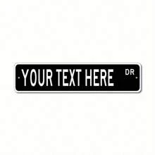 Customizable Metal Street Sign - Vintage Style Wall Decor, Suitable For Home, Bar, Cafe, Garage & Farm, Easy To Hang, Size: 15.75" X 3.94"Back To School Winter Gift Ideas Boy Girl Valentine's Day,Multi-Functional,Ornamental,Letter,Stylish,Modern,Colorful,Cute,Adorable,Casual,Custom,Personalised,Unique,Customized,Ideal Gifts For Him,Ideal Gifts For Her