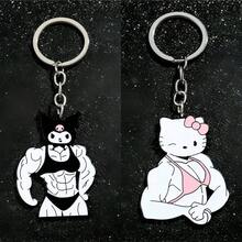 1 件/2 件 Sanrio 创意 Kitty 娃娃手机链装饰钥匙扣可爱娃娃系列圣诞礼物包袋配饰时尚个性化趣味钥匙扣汽车配饰包袋饰品学校卡通哥特 Y2k